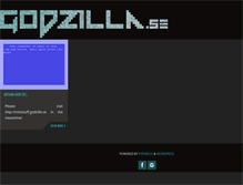 Tablet Screenshot of godzilla.se